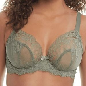 Freya Ana Plunge Bra Olive 32G